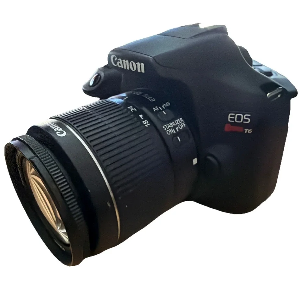 Canon EOS Rebel T6 DS126621 DSLR w/EF Zoom Lens 58mm Package- See Decription